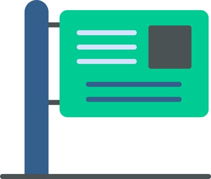 Billboard Vector Icon