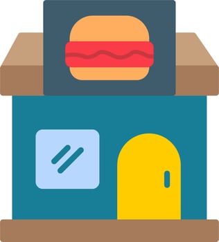 Food Shop Vector Icon