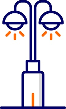 Park Lamp Vector Icon