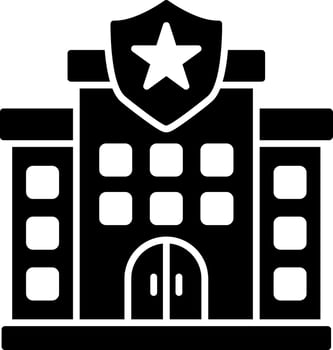 Police Station Vector Icon