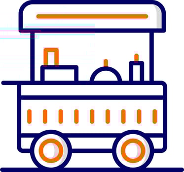 Food Cart Vector Icon