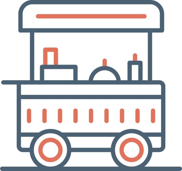 Food Cart Vector Icon