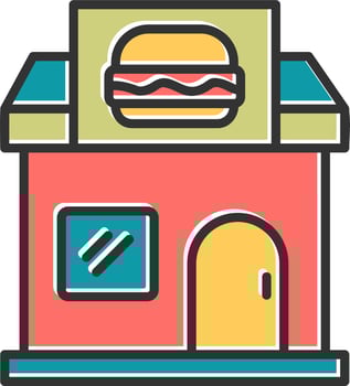 Food Shop Vector Icon