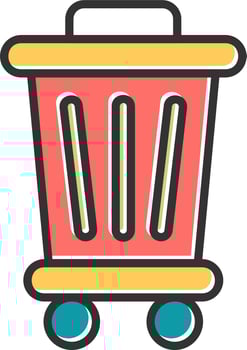 Trash Bin Vector Icon