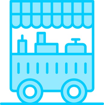 Food Cart Vector Icon