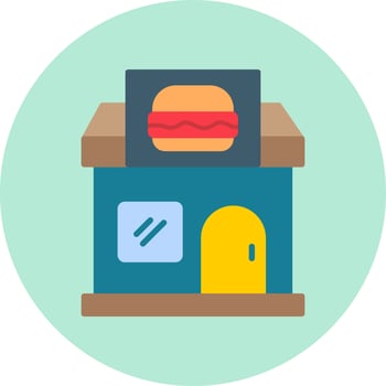 Food Shop Vector Icon