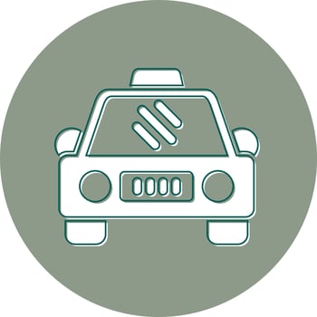 Taxi Vector Icon