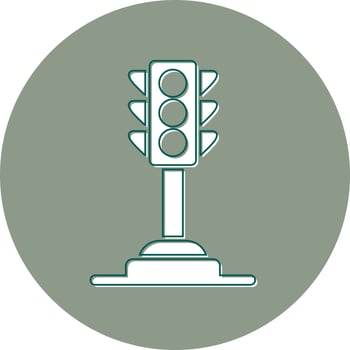 Traffic light Vector Icon