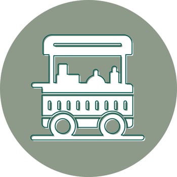 Food Cart Vector Icon