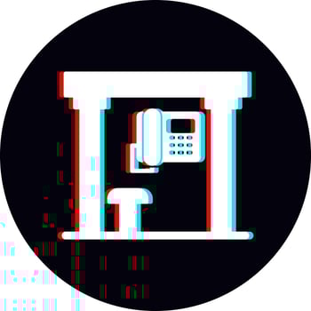 Telephone Box Vector Icon
