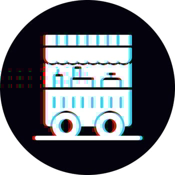 Food Cart Vector Icon