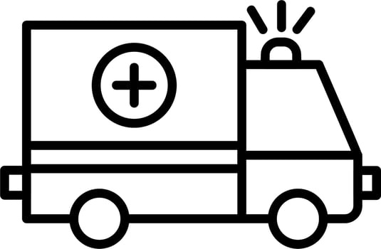 Ambulance Vector Icon