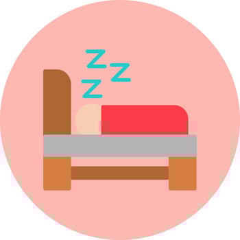 Sleeping Vector Icon