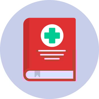 Medical Book Vector Icon
