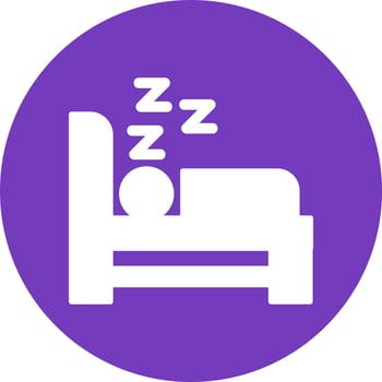 Sleeping Vector Icon