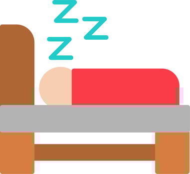 Sleeping Vector Icon