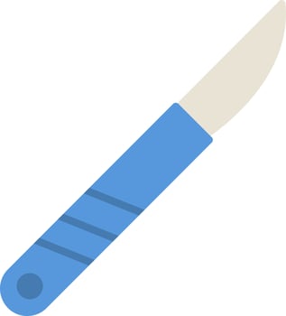 Surgical Knife Vector Icon