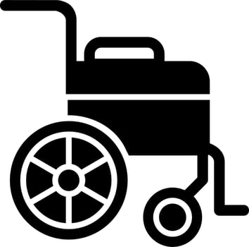 Wheel Chair Vector Icon