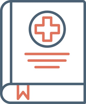 Medical Book Vector Icon