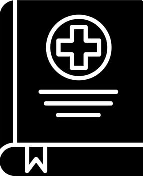 Medical Book Vector Icon