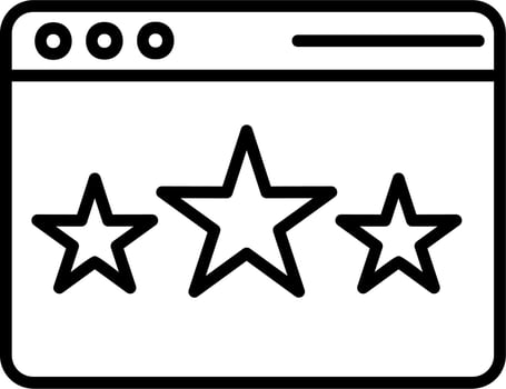 Web Page FeedBack Vector Icon