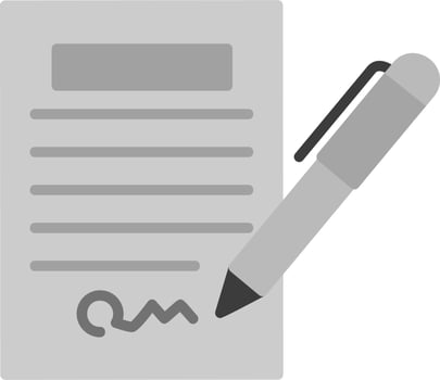 Contract Vector Icon