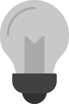 Lightbulb Vector Icon