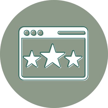 Web Page FeedBack Vector Icon