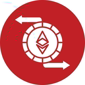 Ethereum Exchange Vector Icon