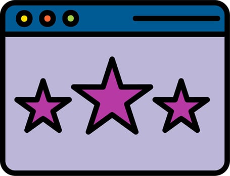 Web Page FeedBack Vector Icon