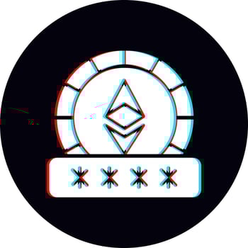 Ethereum Password Vector Icon