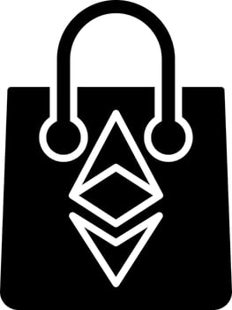Ethereum Bag Vector Icon