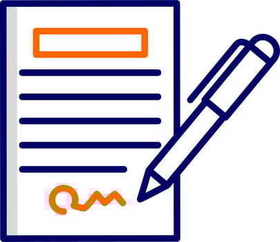 Contract Vector Icon