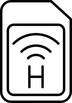 Sim Card Vector Icon