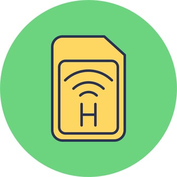 Sim Card Vector Icon