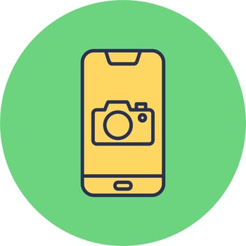 Smartphone Camera Vector Icon