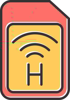 Sim Card Vector Icon