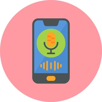 Voice Assistant Vector Icon
