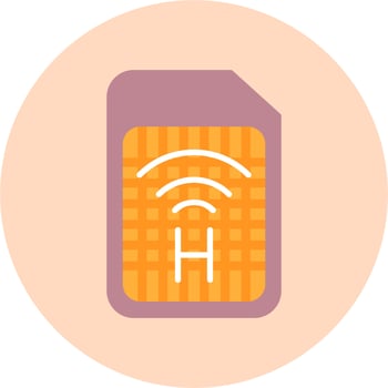 Sim Card Vector Icon