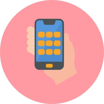 Dial Screen Vector Icon