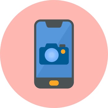 Smartphone Camera Vector Icon