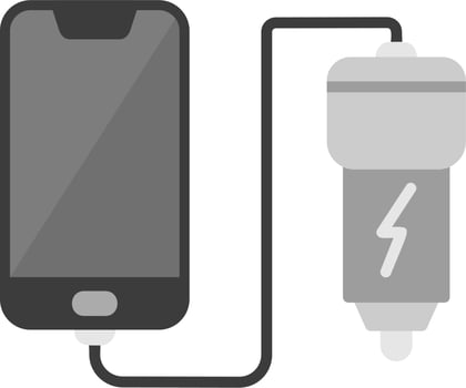 Car phone charging Vector Icon