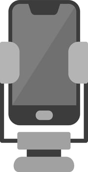 Smartphone Stand Vector Icon