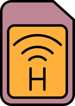 Sim Card Vector Icon