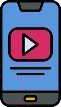 Play Video Vector Icon