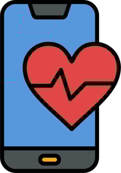 Heart Rate Vector Icon