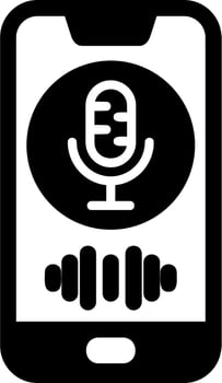 Voice Assistant Vector Icon