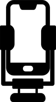Smartphone Stand Vector Icon