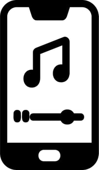 Mobile Music Player Vector Icon
