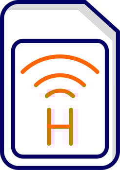 Sim Card Vector Icon